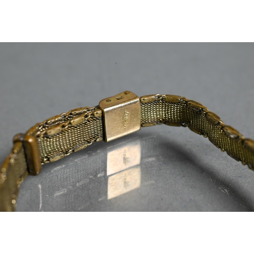 416 - An Ingersoll ladies gilt cased wristwatch to/with an unbranded vintage wristwatch and a Limit fob wa... 