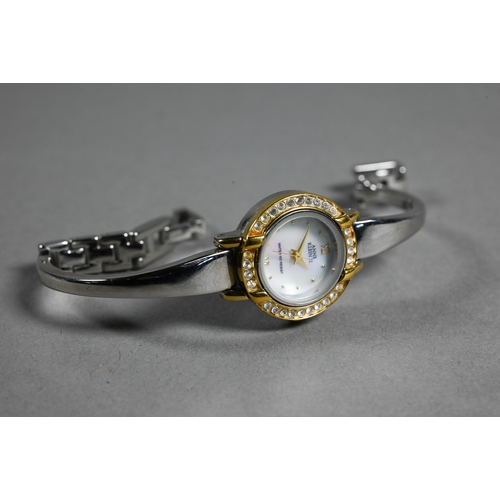 426 - AMMENDMENT - Fashion watches - a Gucci gilt metal ladies bracelet watch with mother of pearl dial, b... 