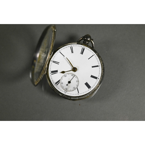 427 - An antique silver pocket watch by John Aitken, a/f and to/with an Australian Govt. 2006 One Dollar s... 