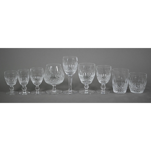 552 - An extensive set of Waterford 'Colleen' drinking glasses, comprising nine red wine, fourteen white w... 