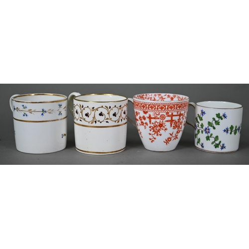 632 - A selection of 19th century and later Derby and Crown Derby tea wares, (2 boxes)
