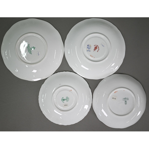 632 - A selection of 19th century and later Derby and Crown Derby tea wares, (2 boxes)