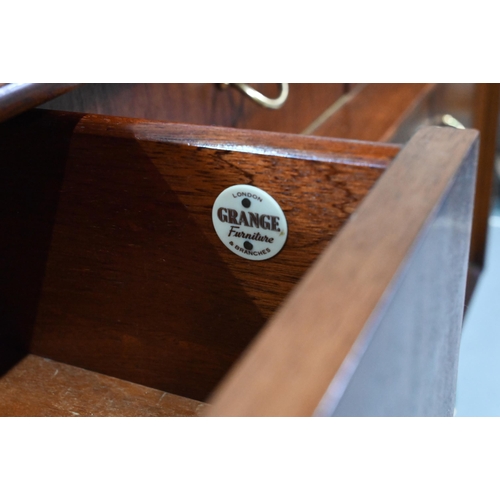 903 - E Gomme/G-Plan, a mid-century 'Librenza'  teak sideboard, raised on ebonised legs, 149 cm w x 46 cm ... 