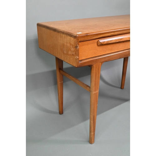 913 - A scarce mid-century single drawer teak side table, designed by John Hubert and Alan Pledge for A Yo... 