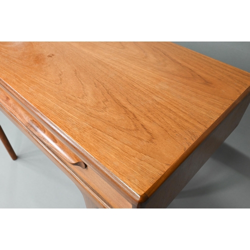 913 - A scarce mid-century single drawer teak side table, designed by John Hubert and Alan Pledge for A Yo... 