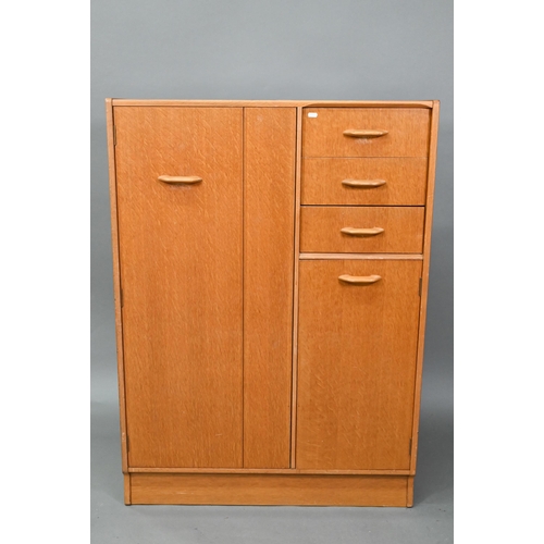 915 - E Gomme / G-Plan, a mid-century teak Brandon cabinet, 87 cm w x 46 cm x 119 cm h