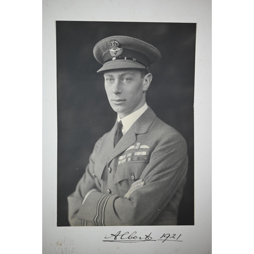 1048 - A signed photograph of Prince Albert, 1921 (future George VI), by Van Dyk of London, 6.5