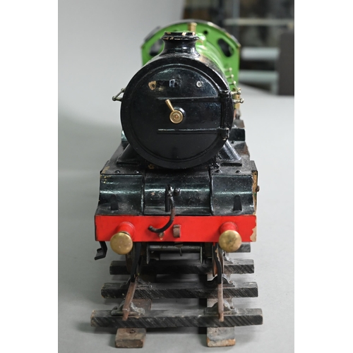 1187 - A well-detailed scratch-built 2 3/4in gauge live steam 4-6-0 locomotive and tender in LNER livery 89... 