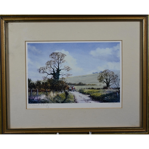 251 - After Robert Hughes (1934-2010) - 'Easton Clump, Wiltshire', print, pencil signed to margin, 12 x 17... 