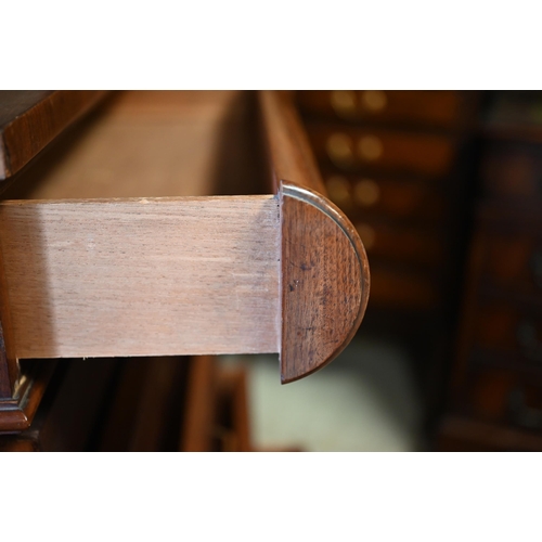 483 - Victorian mahogany chiffonier, raised back over frieze drawer and panelled cupboards, missing origin... 