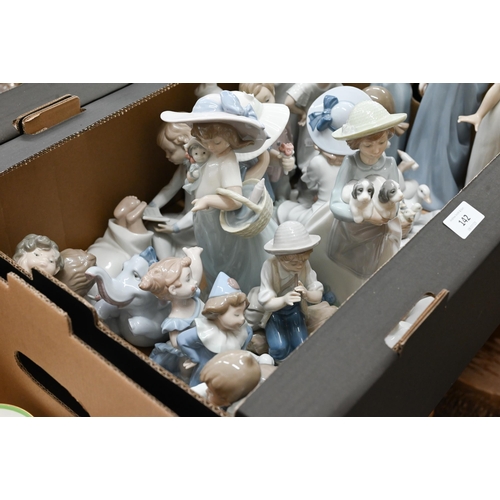 142 - Twenty-seven various Nao figurines (box)