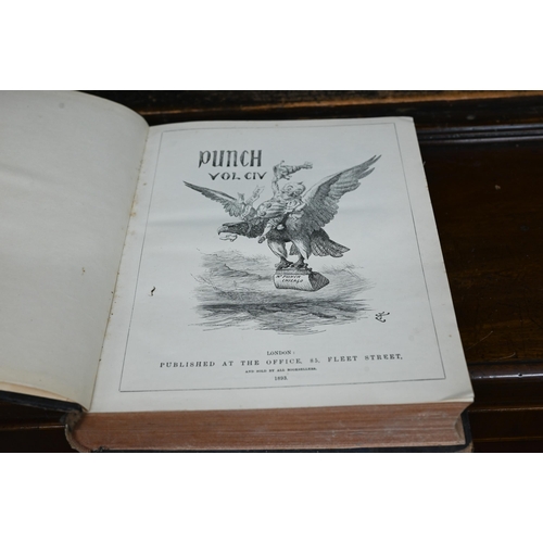 192 - Two volumes of Punch Magazine, 1893/1902 to/w The Anglo-Boer War album 1902 and Cassell's History of... 