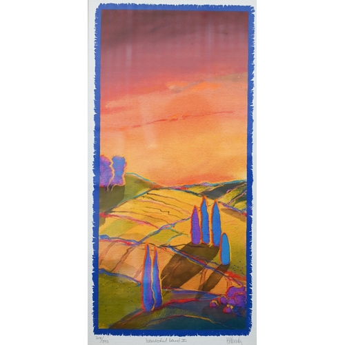 After B H Brody - 'Wonderful Land II', limited edition print numbered 218/395, pencil signed, 56 x 27 cm