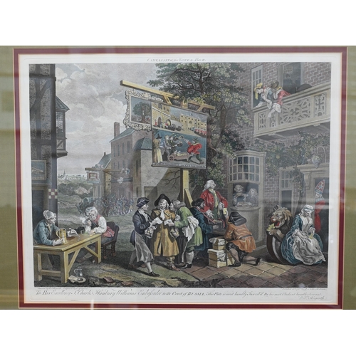 302 - A set of seven 19th century engravings after Hogarth (7)