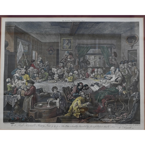 302 - A set of seven 19th century engravings after Hogarth (7)