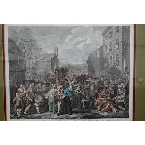 302 - A set of seven 19th century engravings after Hogarth (7)