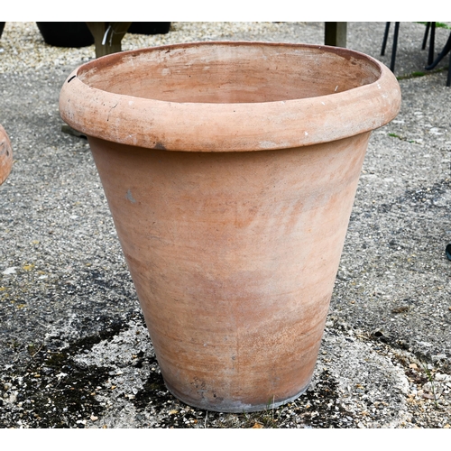 2 - Enzo Zago, a large circular Tuscan terracotta garden planter, 83 cm dia. x 86 cm h