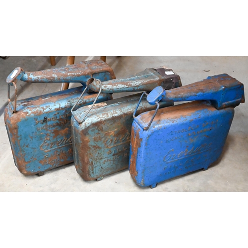 211 - Three vintage 'Eversure' petrol cans (3)