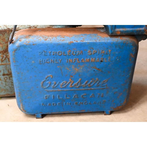 211 - Three vintage 'Eversure' petrol cans (3)