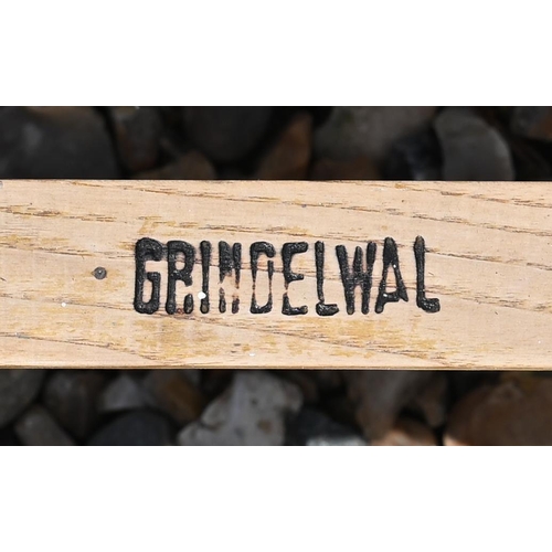 509 - Grindelwald, a traditional steel bound pine sledge