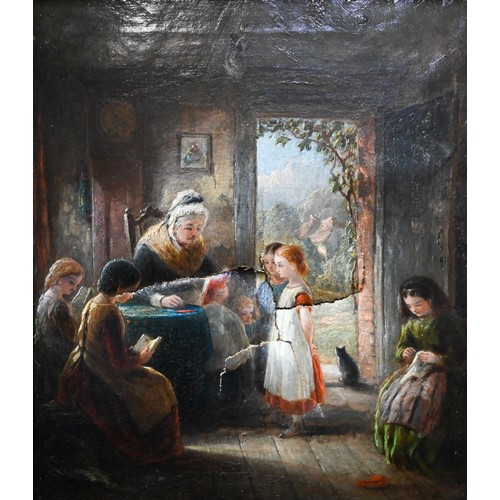 255A - Frederick Daniel Hardy (1826-1911) - The recital, oil on canvas, signed and dated 1864 lower left, 4... 