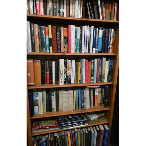 152 - A large quantity of books, mostly social history and art, on six shelves