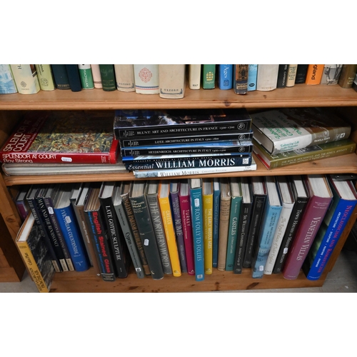 152 - A large quantity of books, mostly social history and art, on six shelves