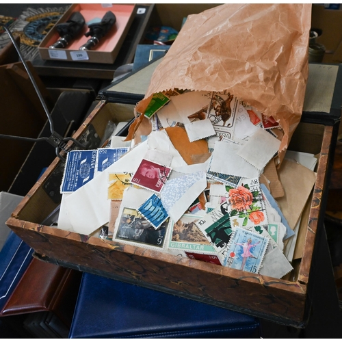 168 - Various Victorian and later postage stamps, loose and in albums to/w nine albums of first day covers... 