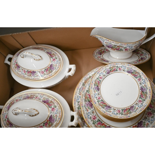 73 - A Spode 'Provence' china dinner service for twelve settings, 50 pieces including covers