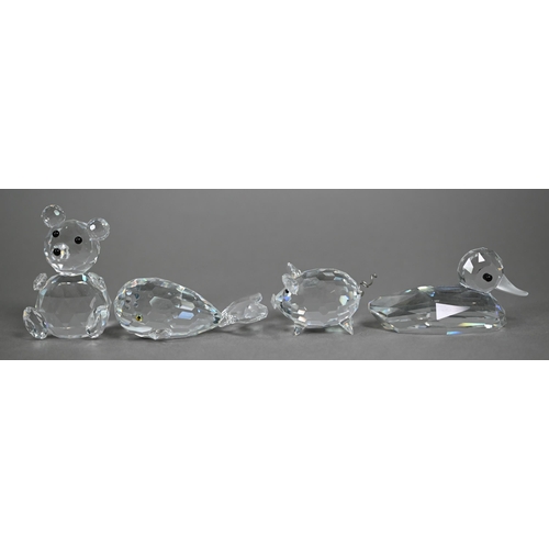 81 - C - Eight various unboxed Swarovski crystal glass animals (8)