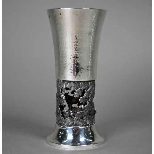 170 - An Aurum silver goblet, commemorating the 900th Anniversary of the New Forest, Hector Miller, London... 