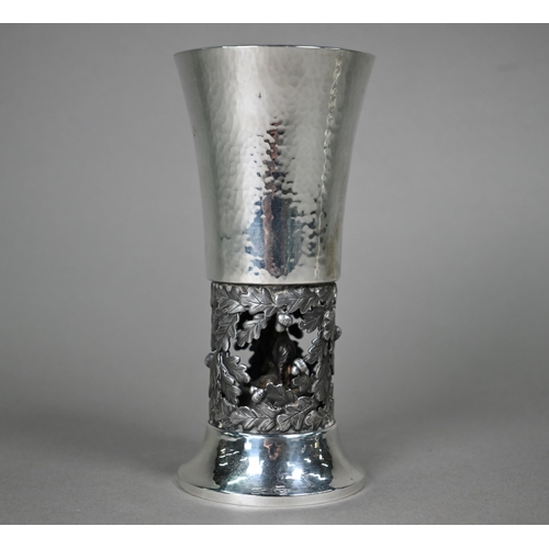 170 - An Aurum silver goblet, commemorating the 900th Anniversary of the New Forest, Hector Miller, London... 