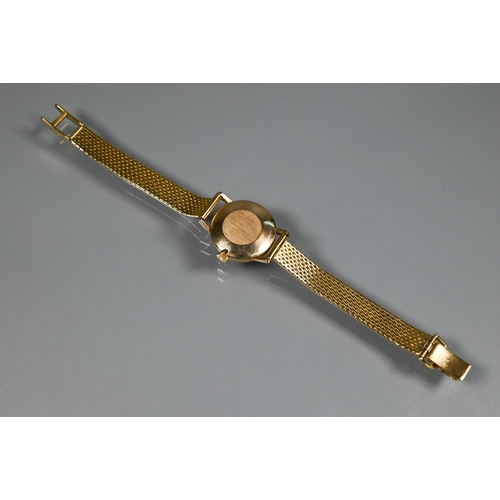 408 - A vintage Omega ladies wristwatch, gilt .800 grade silver bracelet (approx. 28.3 g all-in)