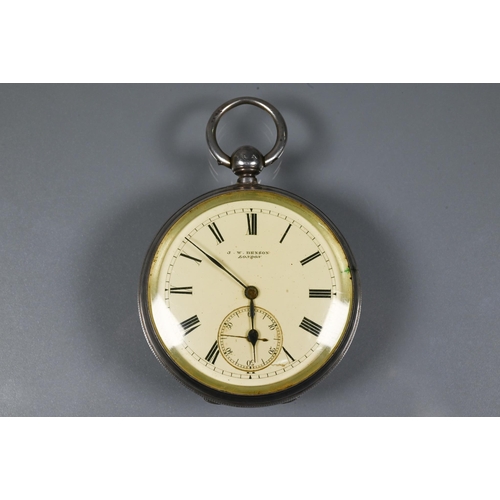 421 - J W Benson, London, a Victorian silver cased pocket watch 'The Ludgate', No.36881, with key wind mov... 