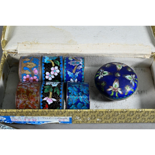 518 - A mixed box of Asian ceramics and collectables including a pair of 18th century Chinese famille rose... 