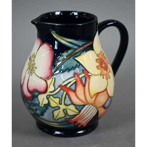 630 - A boxed Moorcroft 2002 Golden Jubilee jug by Emma Bossons, 14 cm 