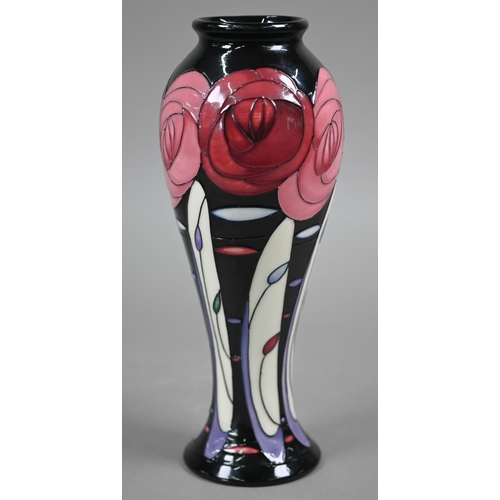 641 - A boxed Moorcroft 'Bellahouston' vase by Emma Bossons, 2014