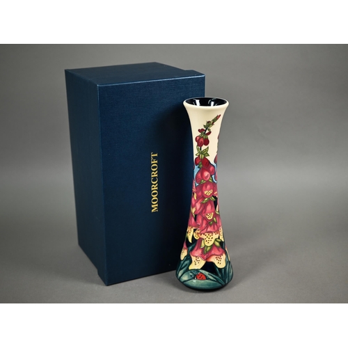 642 - A boxed Moorcroft 'Illumination' vase by Rachel Bishop, no 17/100, 2013, 31 cm 