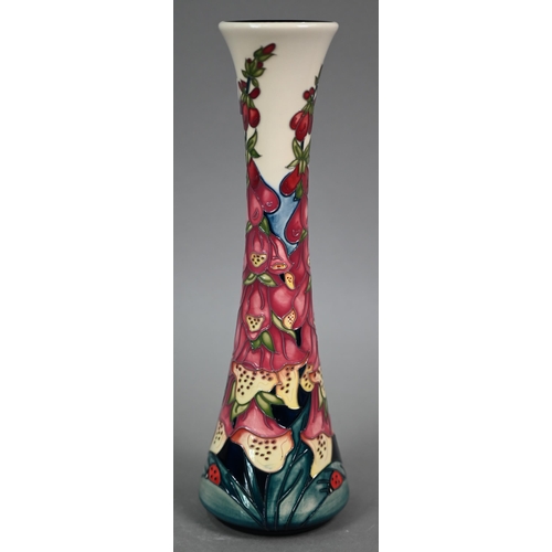 642 - A boxed Moorcroft 'Illumination' vase by Rachel Bishop, no 17/100, 2013, 31 cm 