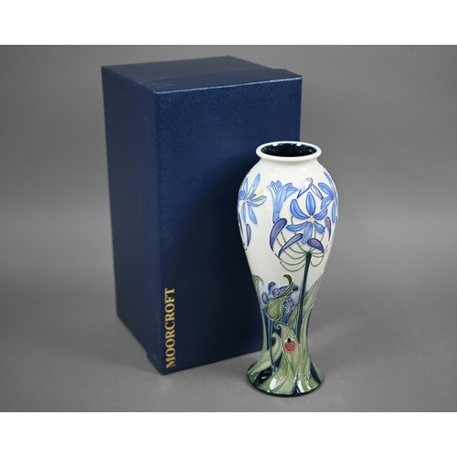 647 - A boxed Moorcroft large vase 'Fly Away Home' by Rachel Bishop, 2005, 28 cm 