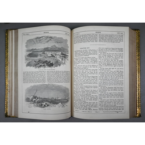 1005 - The Pictorial Bible, with notes by John Kitto, New Edition, 4 vols, London; W & R Chambers (c 18... 