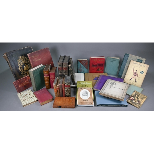 1014 - A selection of 19th century and later vols and folios, including Finden's Tableaux, 1837, Phil May's... 