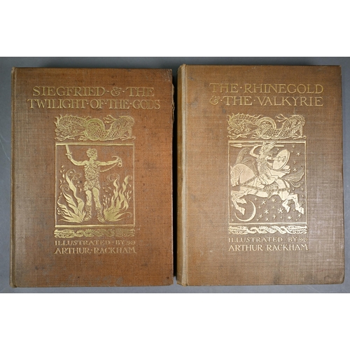 1019 - Rackham, Arthur (ill) - two volumes 'The Rhinegold and the Valkyrie' and 'Siegfied and the Twilight ... 