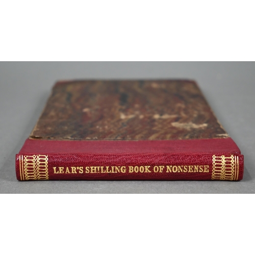 1025 - Lear, Edward - Lear's Shilling Book of Nonsense, London; Frederick Warne & Co c1867 (dated inscr... 