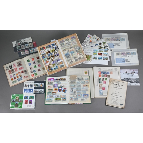 1054 - A quantity of mid 20th century and later World stamps mostly in albums, to/w First Day Covers