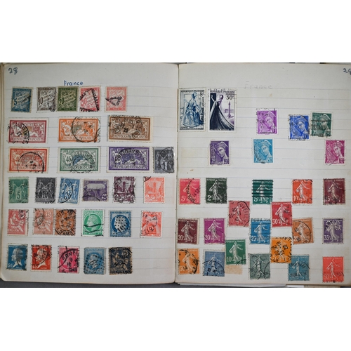 1054 - A quantity of mid 20th century and later World stamps mostly in albums, to/w First Day Covers