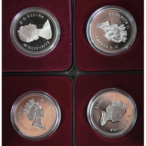 1080 - Thirteen various silver proof commemorative crowns