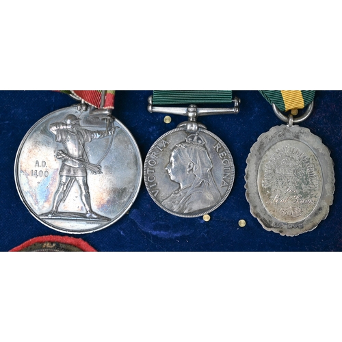 1113 - An interesting collection of medals and awards, attributable to Hon. Capt. Seddon Wildeblood (1839-1... 