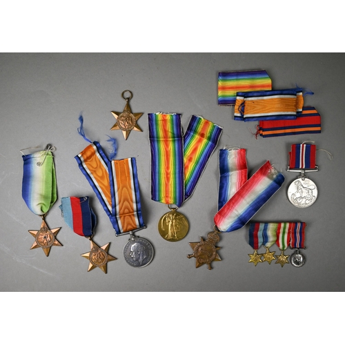 1115 - A WWI trio to 22646 Pte. J. Clark, Liverpool Regt. - 1914-15 star; 1914-18 war medal; Victory medal ... 