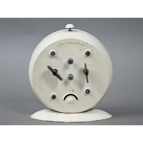 1150 - A 1950s/60s Smiths 'Noddy' alarm clock with 10 cm decorative dial featuring nodding Noddy